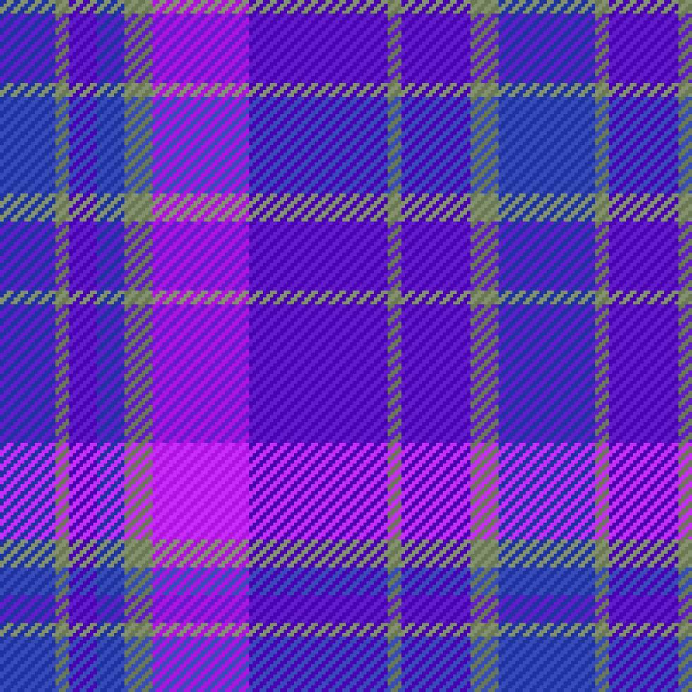 Vector check plaid. Background pattern texture. Seamless tartan textile fabric.