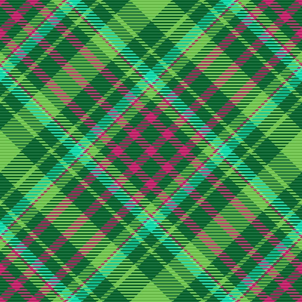 Textile plaid pattern. Tartan background fabric. Seamless check texture vector. vector