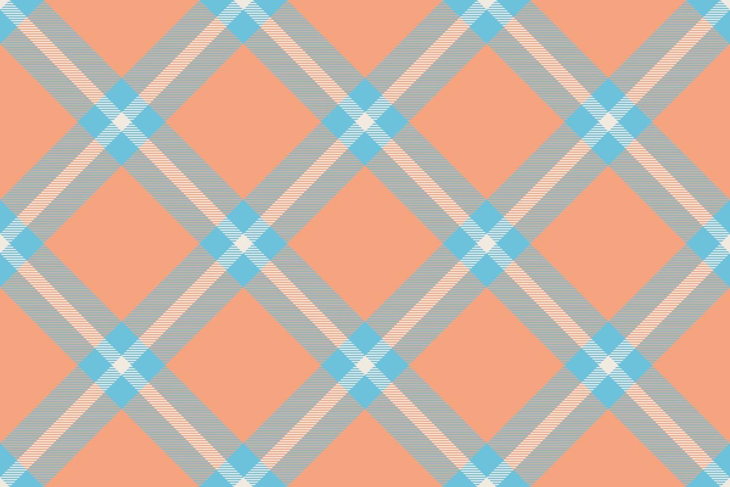 Tartan plaid background, diagonal check seamless pattern. Vector fabric texture for textile print, wrapping paper, gift card, wallpaper.