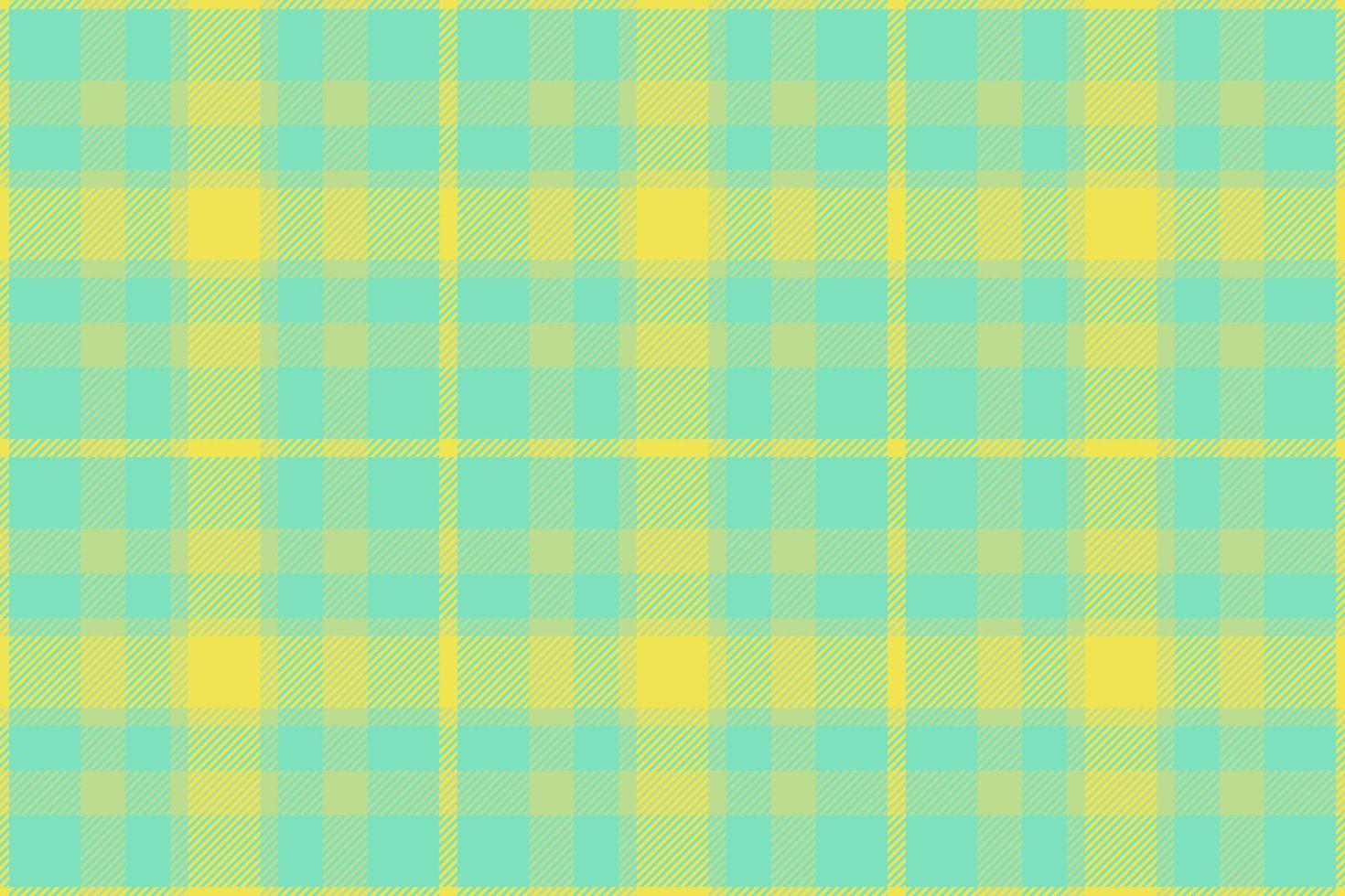 Plaid background, check seamless pattern in green. Vector fabric texture for textile print, wrapping paper, gift card or wallpaper.