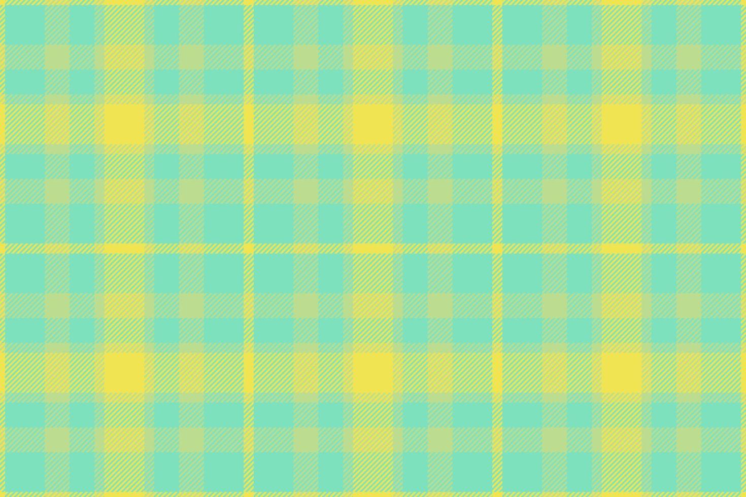 Plaid background, check seamless pattern in green. Vector fabric texture for textile print, wrapping paper, gift card or wallpaper.