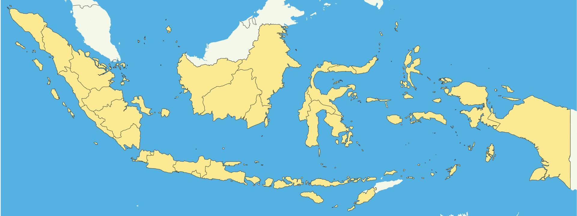 High quality map with borders vector