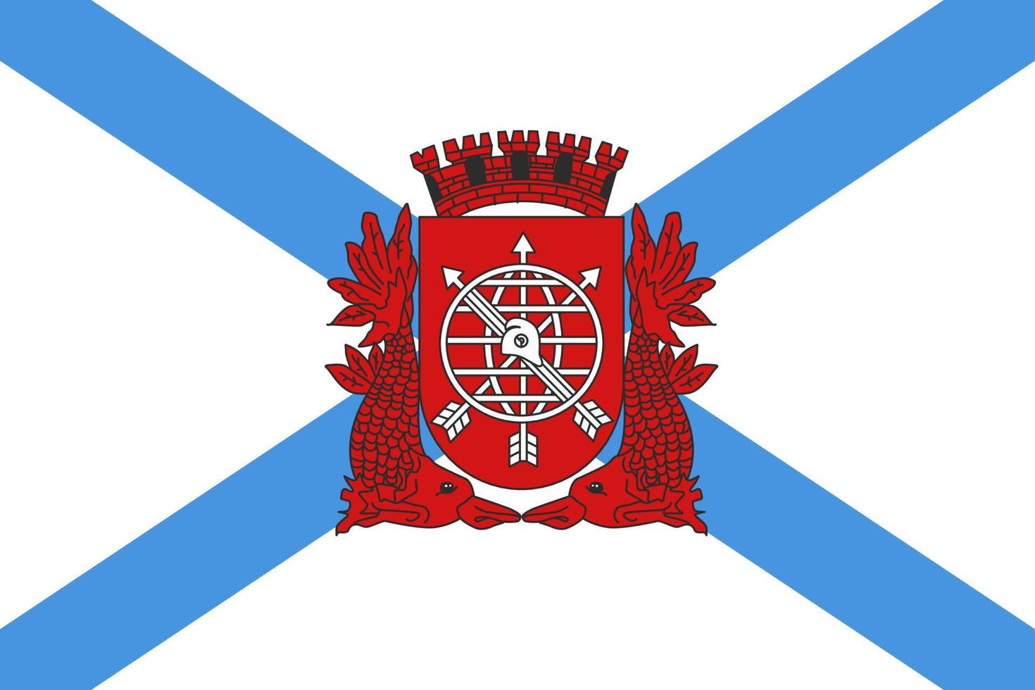 Simple flag. Correct size, proportion, colors vector