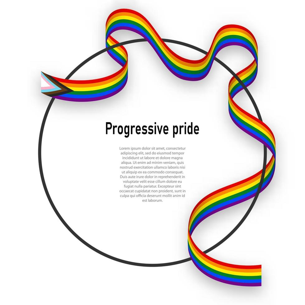bandera de LGBT gay orgullo vector
