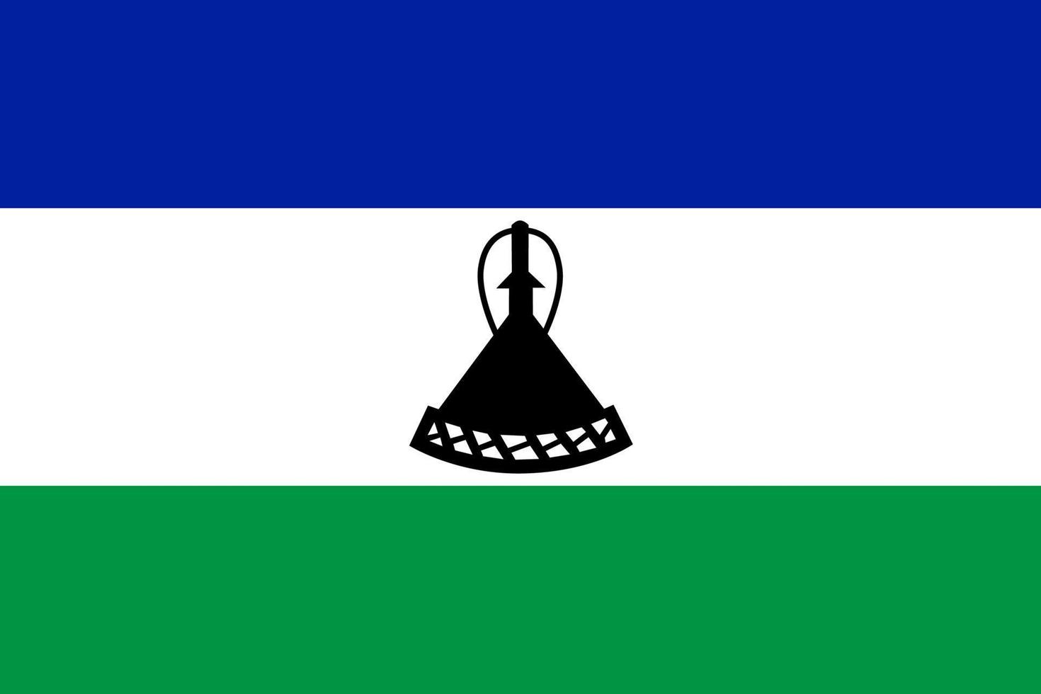 Simple flag Correct size, proportion, colors. vector