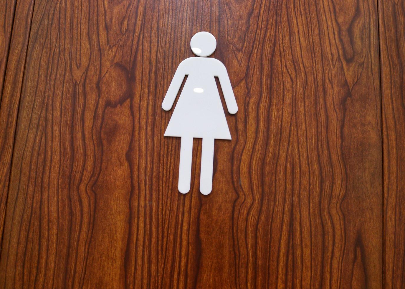 Women restroom sign,toilet sign,exterior sign outdoor photo