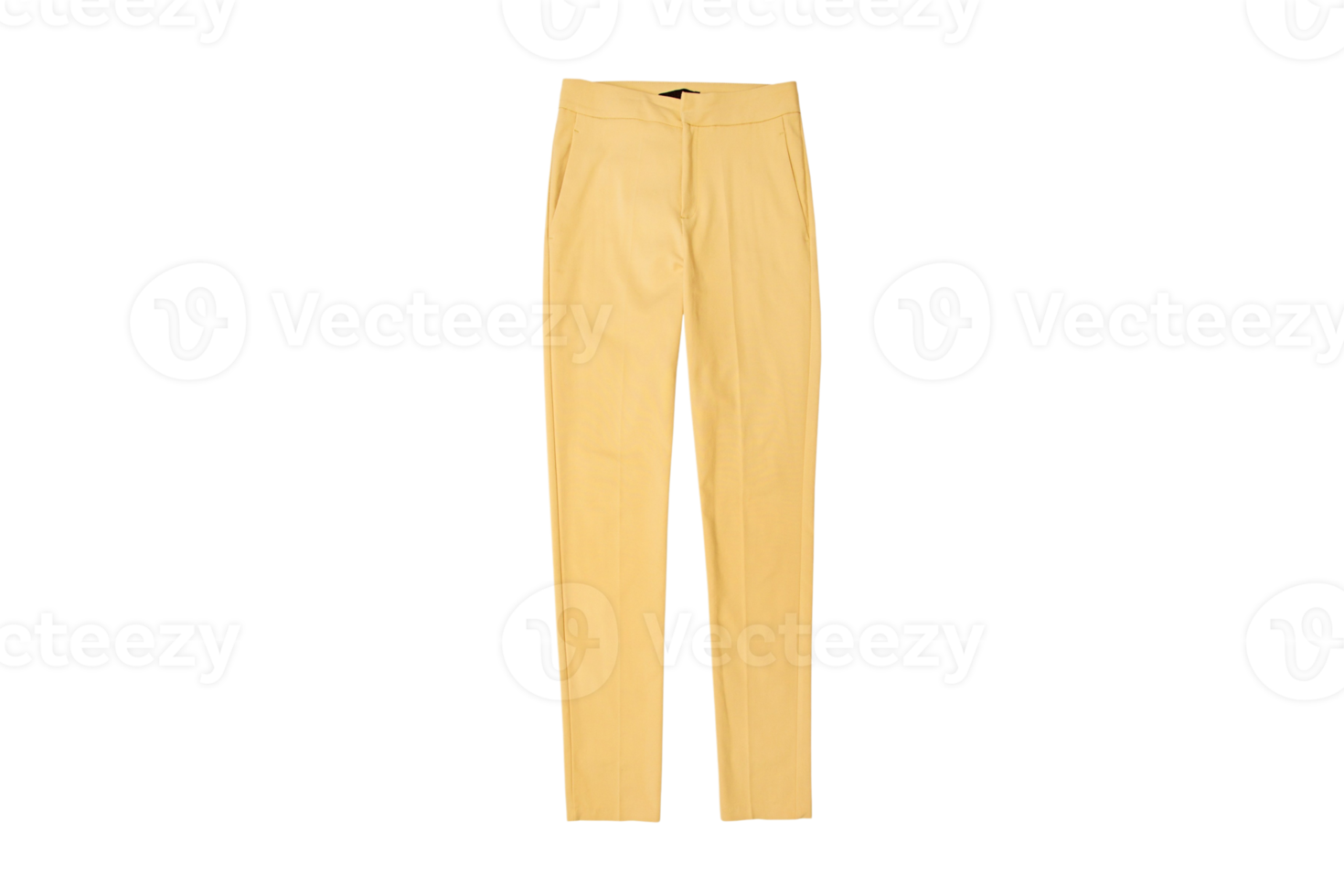 Yellow pants isolated on a transparent background png