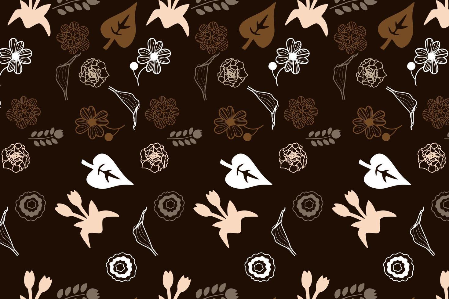 Luxury nature leaves floral pattern in spring for Wedding, anniversary, birthday and party. Design for banner, poster, card, invitation and scrapbook vector