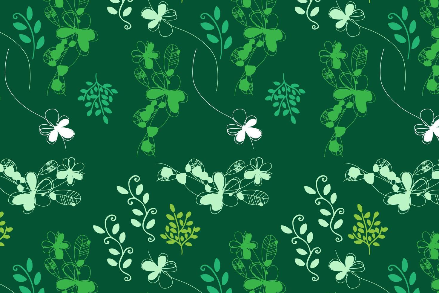 Luxury nature leaves floral pattern in spring for Wedding, anniversary, birthday and party. Design for banner, poster, card, invitation and scrapbook vector
