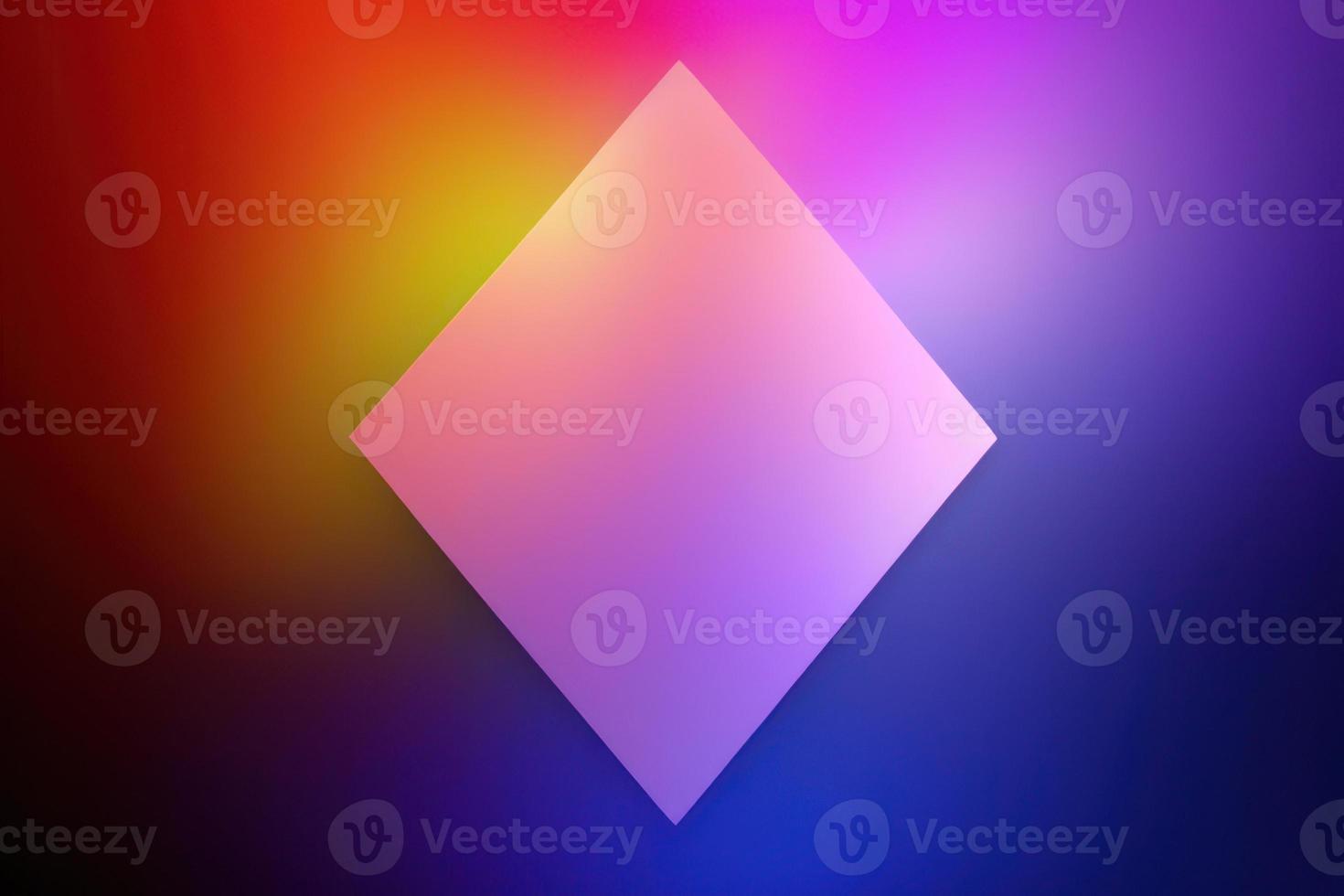 colorful abstract background with gradient, rectangle at the center of the background photo