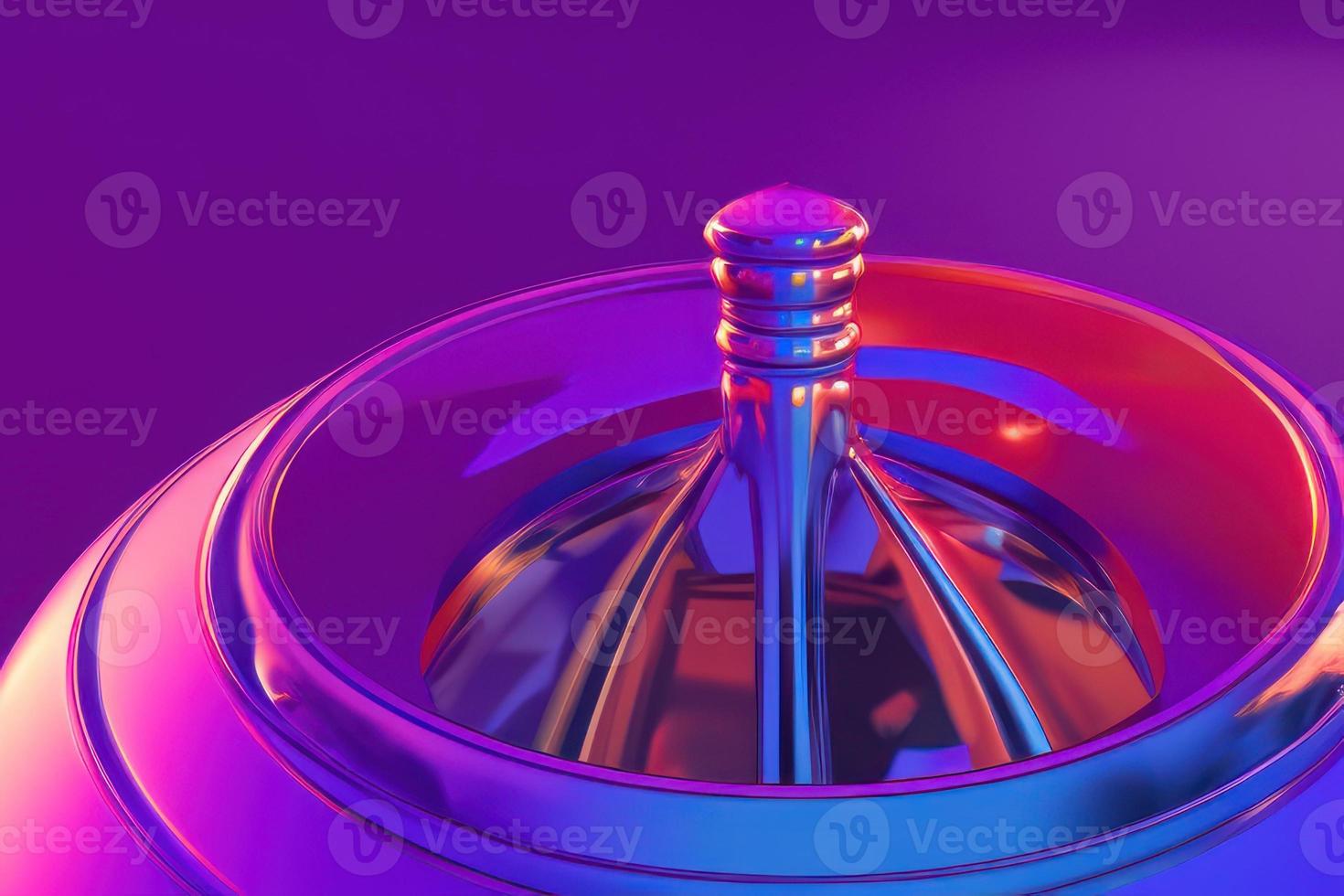 3d illustration of colourful 3d object reflective design wallpaper. Graphic illustration for wallpaper, banner, background, card, book cover or website. Abstract glossy background photo