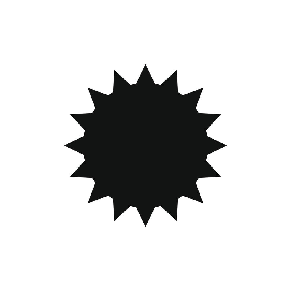 Sun icon vector