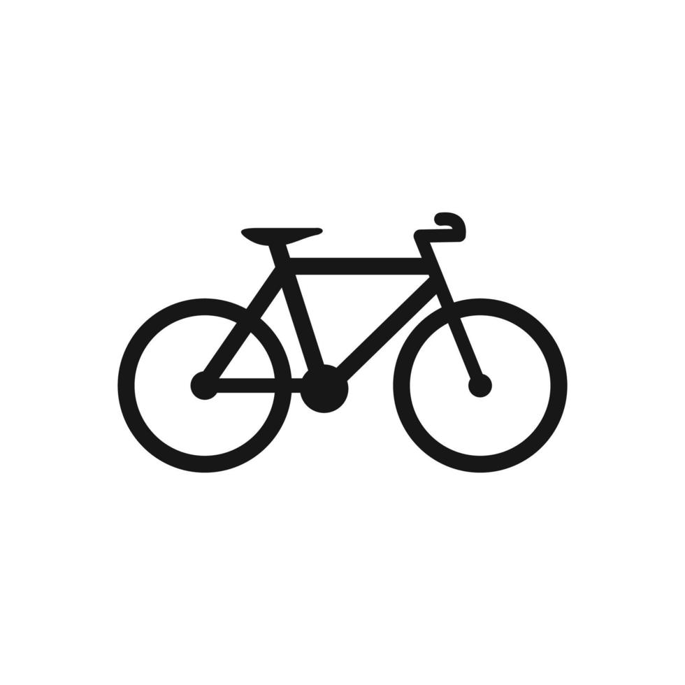 Bicycle icon isolated on white background vector