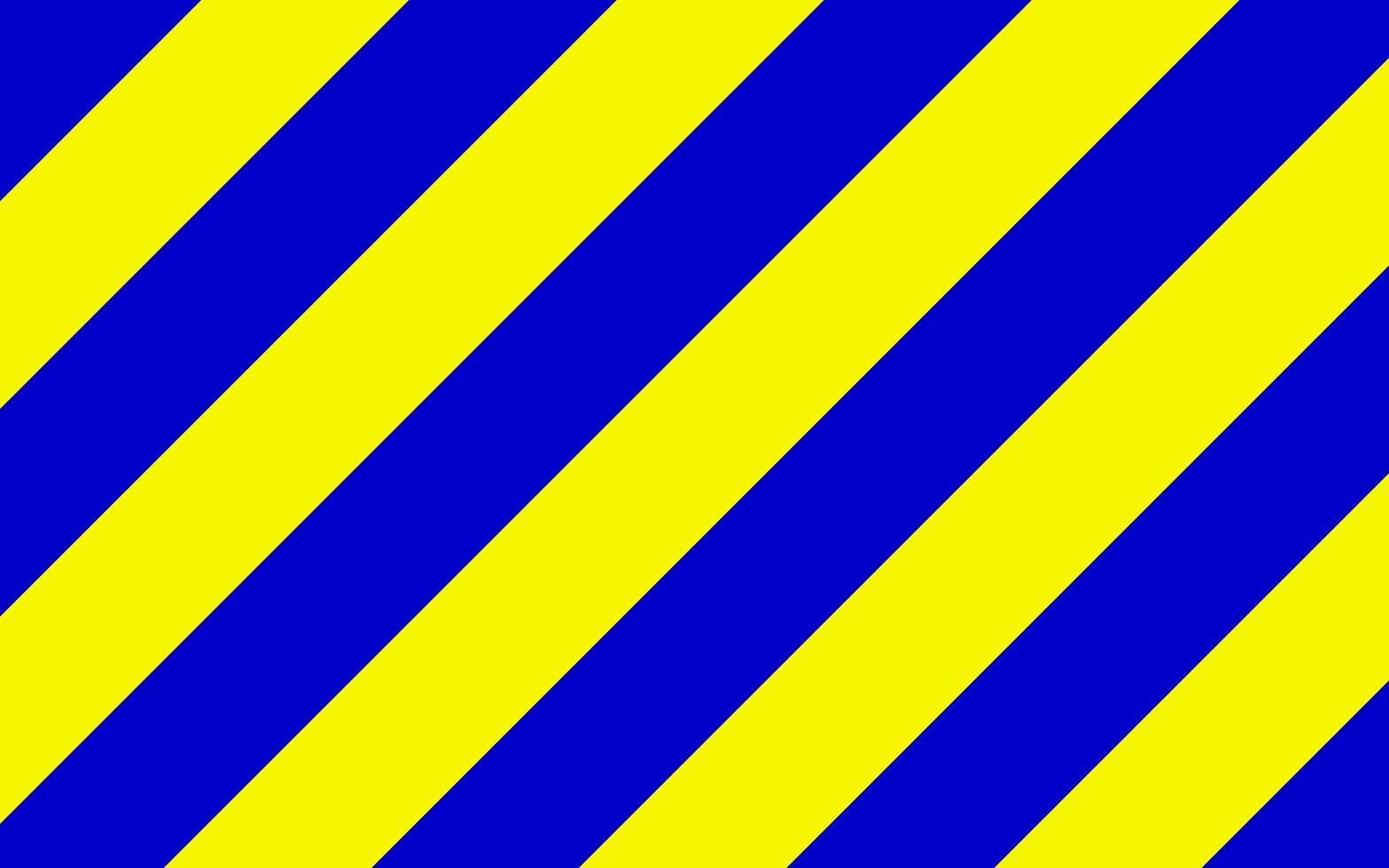 Blue with top yellow stripes