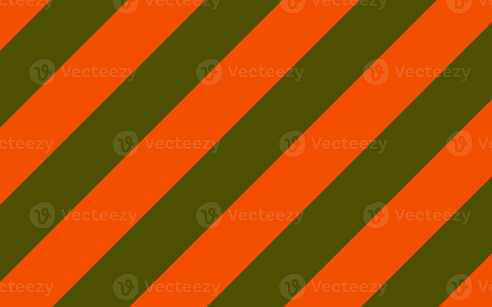 Seamless diagonal olive green and orange pattern stripe background. Simple and soft diagonal striped background. Retro and vintage design concept. Suitable for leaflet, brochure, poster, backdrop. photo