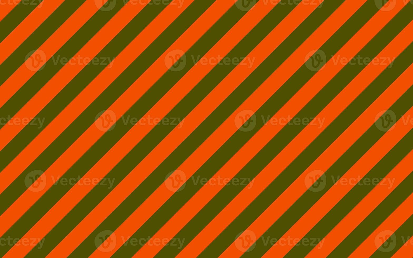 Seamless diagonal olive green and orange pattern stripe background. Simple and soft diagonal striped background. Retro and vintage design concept. Suitable for leaflet, brochure, poster, backdrop. photo