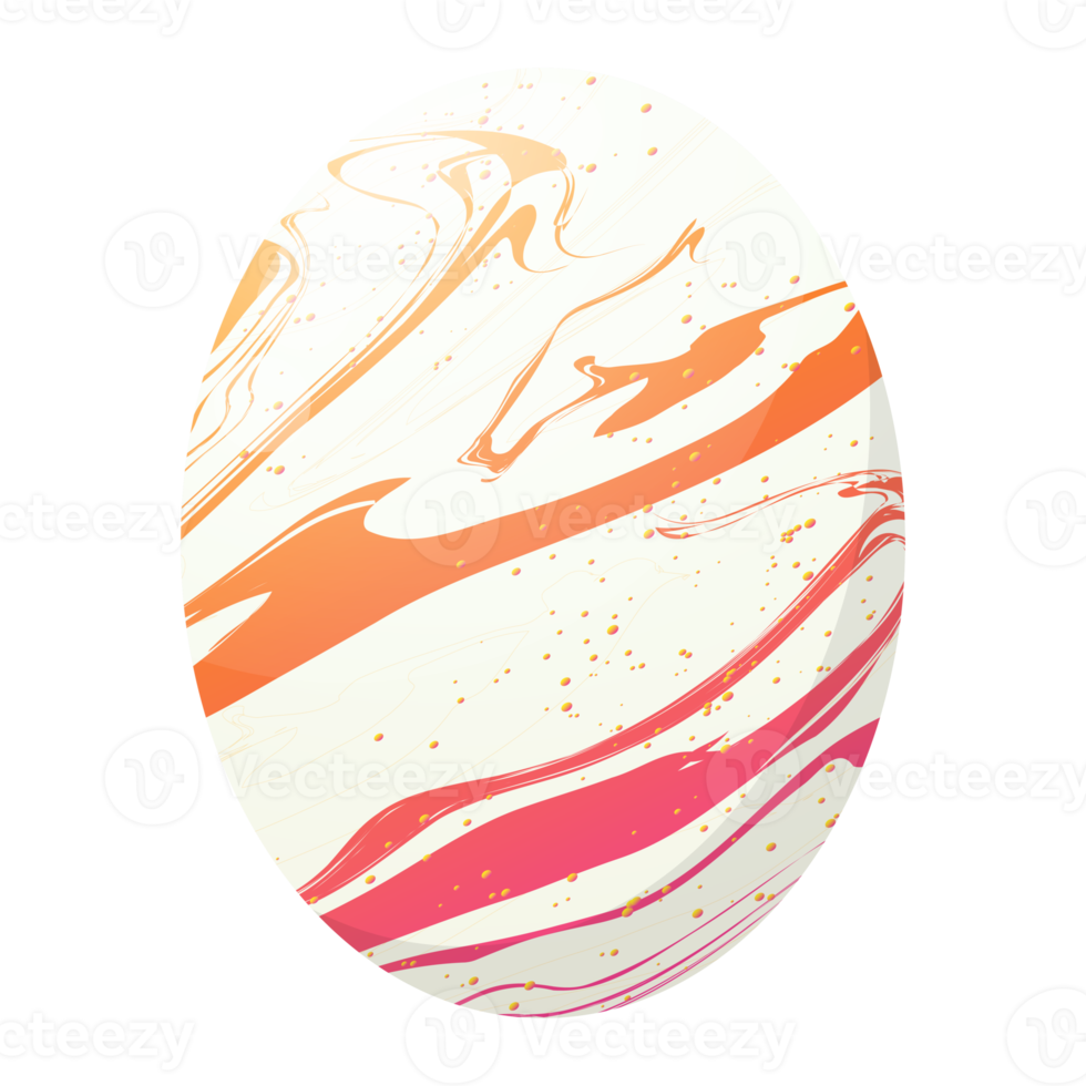 Colorful and beautifully patterned eggs that come into the Easter concept and can also be used in different events. png