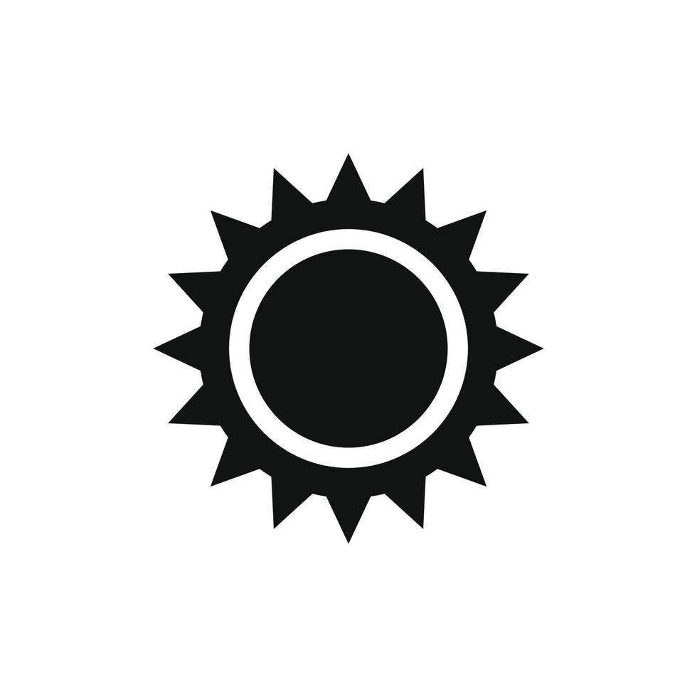 vector de icono de sol