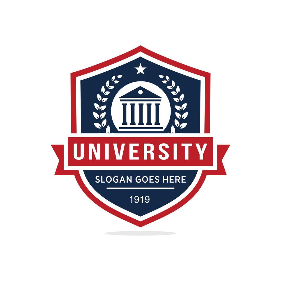 University logo design vector