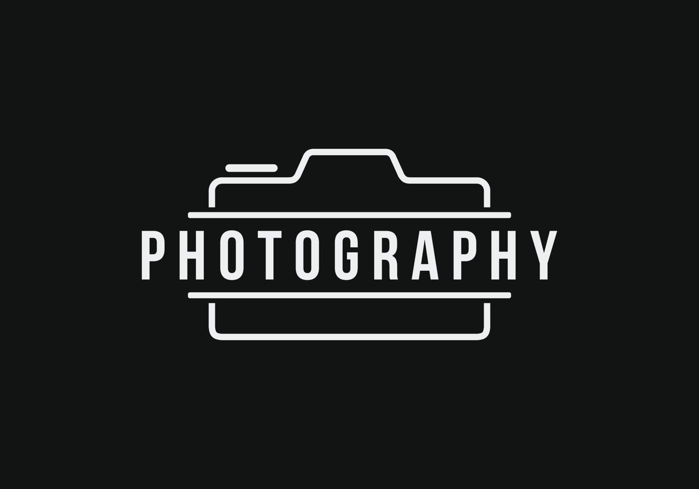 diseño de logotipo de fotografía vector