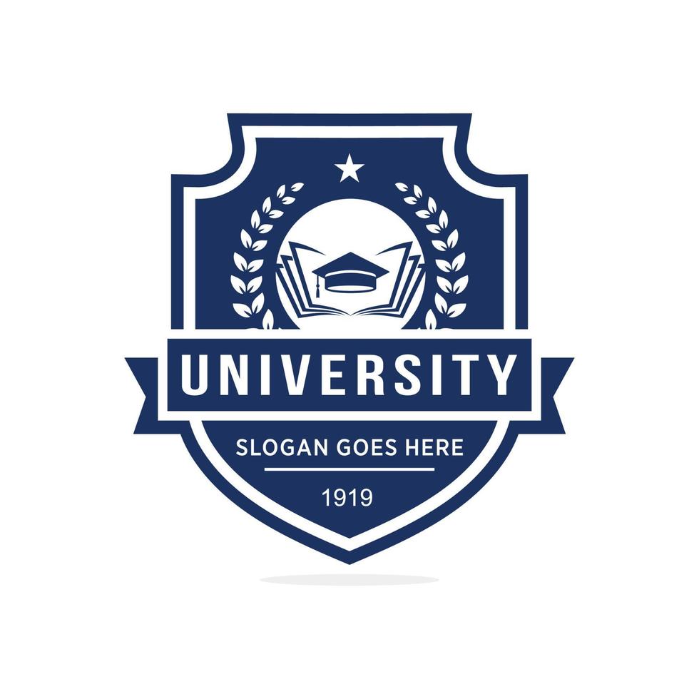 University logo design vector