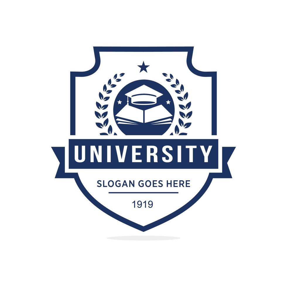 University logo design vector