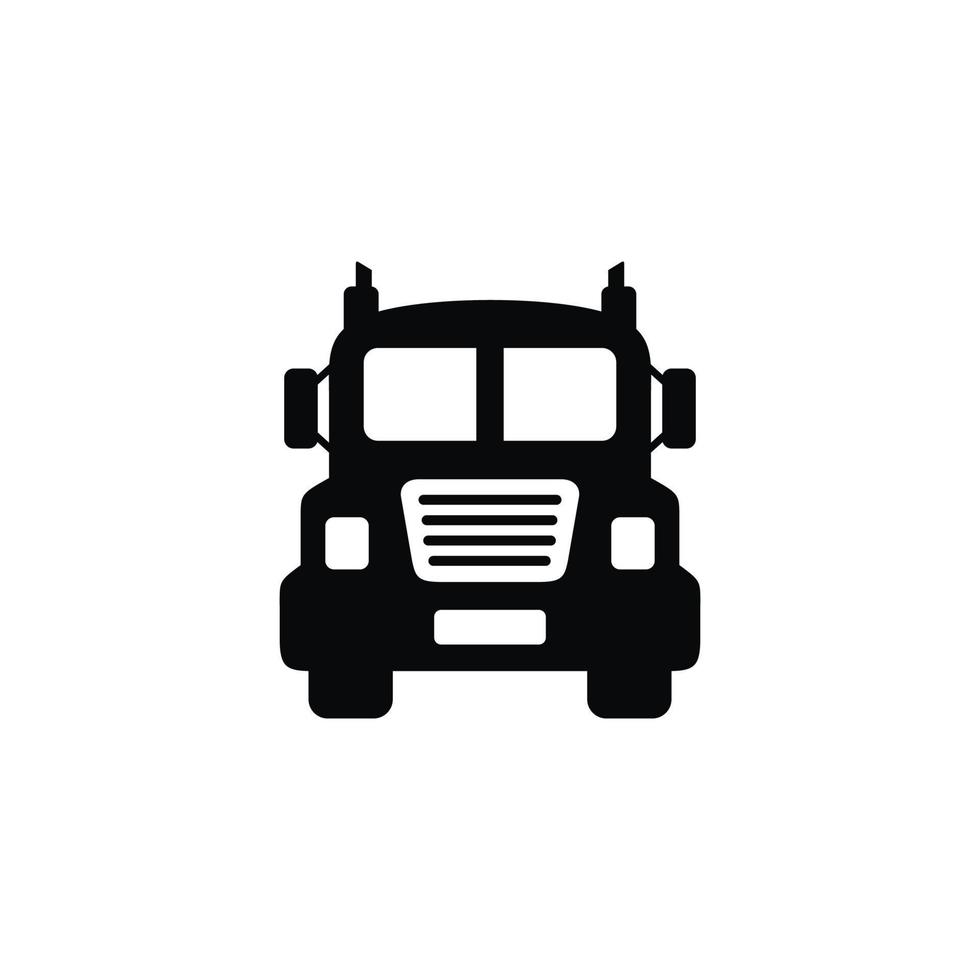 Truck icon isolated on white background vector