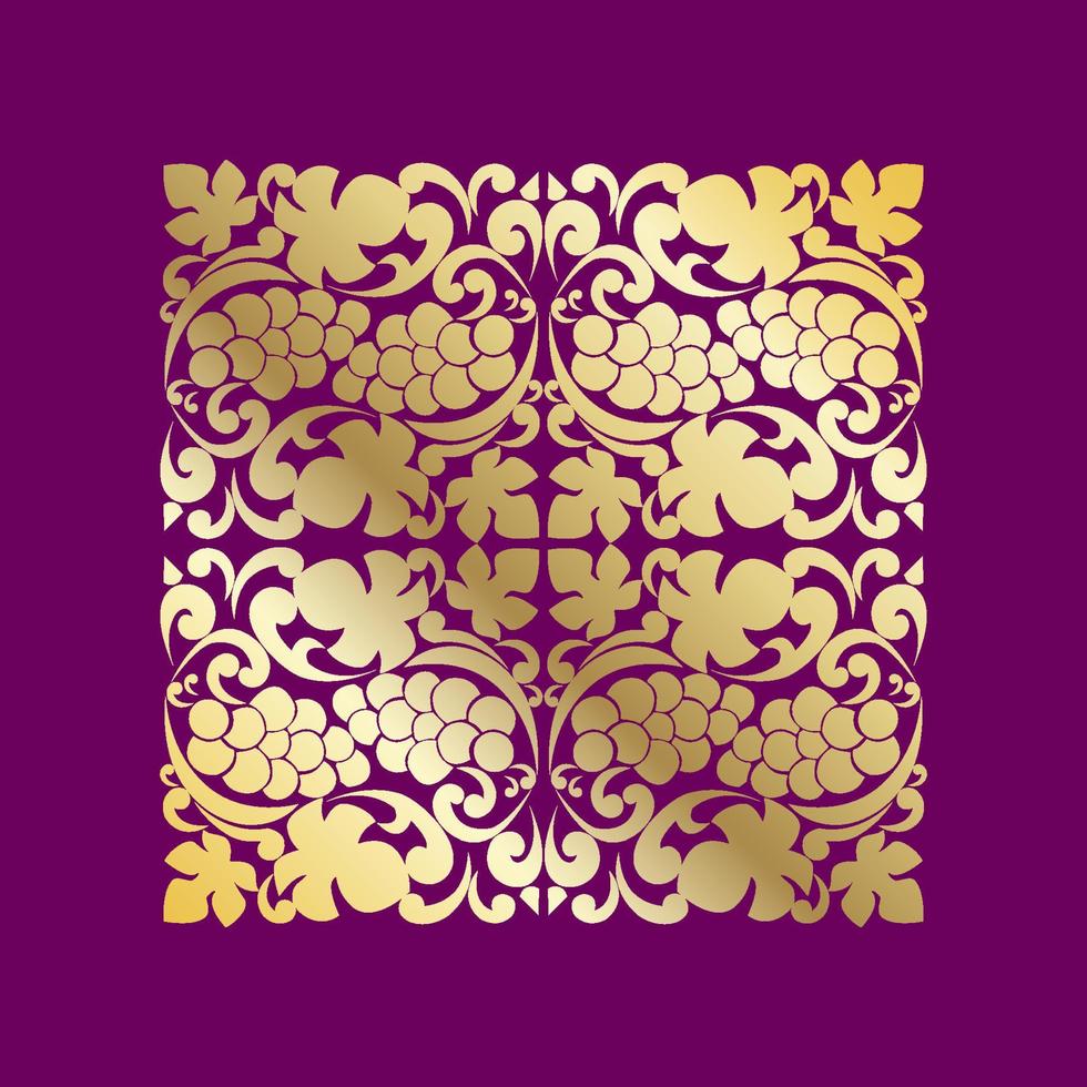 Remolino de ornamento de pergamino barroco vintage de damasco vectorial. remolino del escudo heráldico del monograma victoriano. retro floral patrón de hojas frontera follaje antiguo acanto caligrafía grabado tatuaje. patrones sin fisuras vector