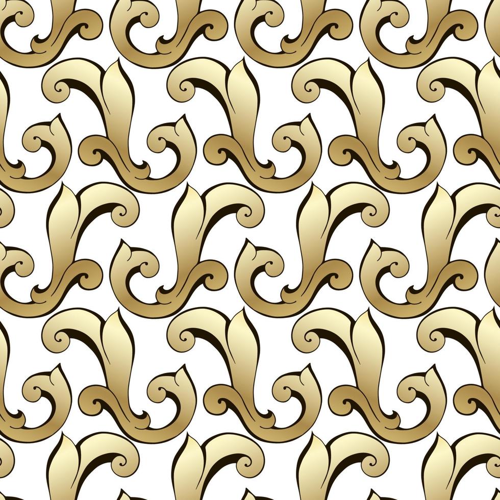 Vector damask vintage baroque scroll ornament swirl. Victorian monogram heraldic shield swirl. Retro floral leaf pattern border foliage antique  acanthus calligraphy engraved tattoo.