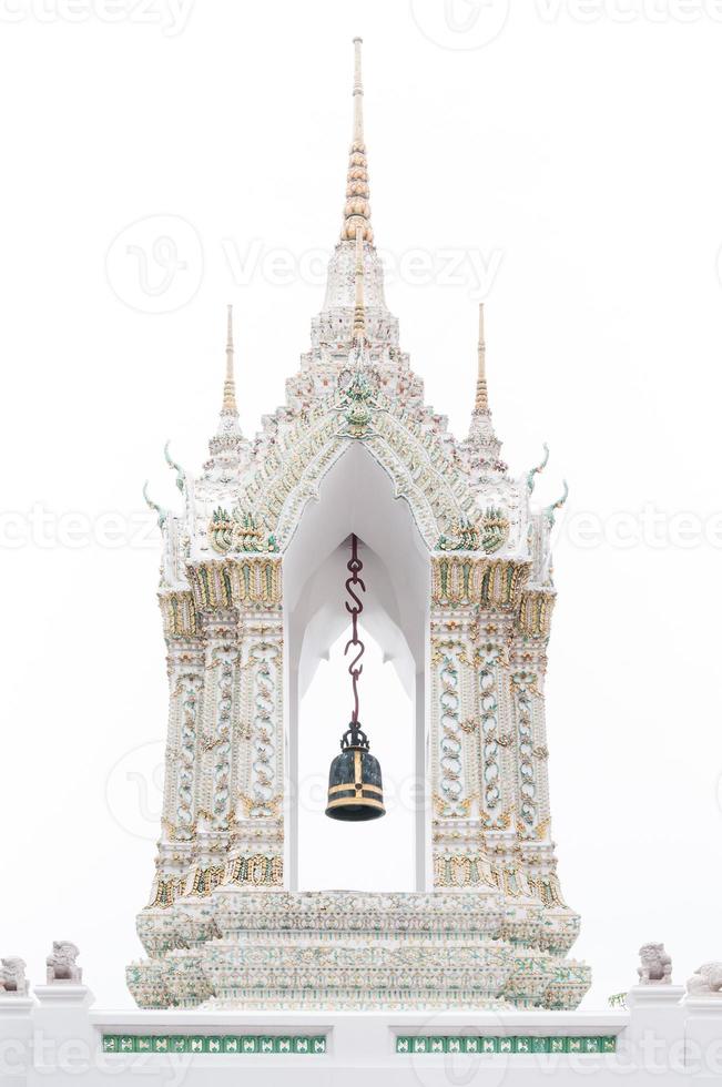 Bell tower at Wat arun,buddhist bell Wat Arun Ratchawararam or the Temple of Dawn. Thailand iconic decorated by ceramics ,Amazing Thailand photo