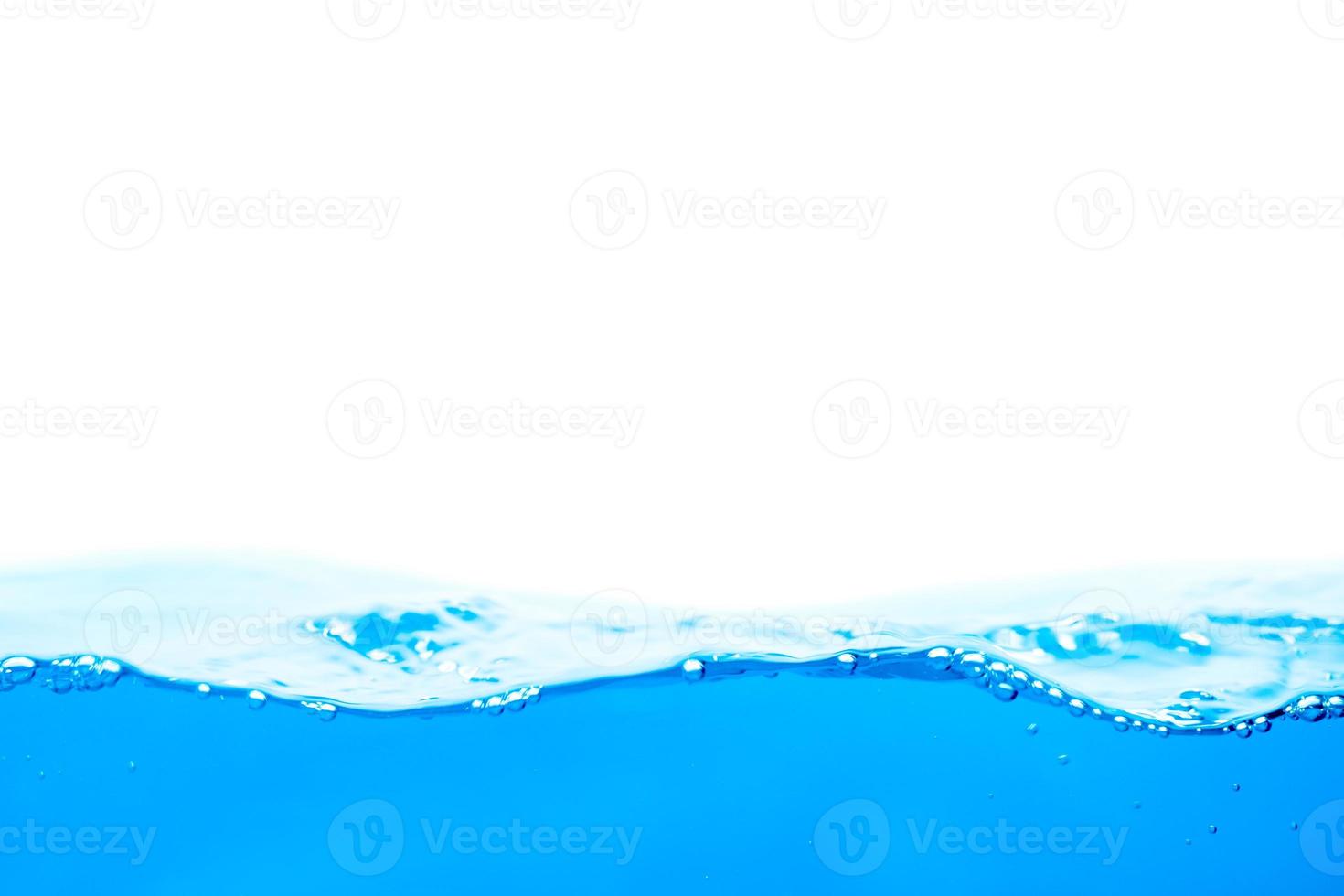 Abstract blue color water splashing isolated on white clean background,water splash photo