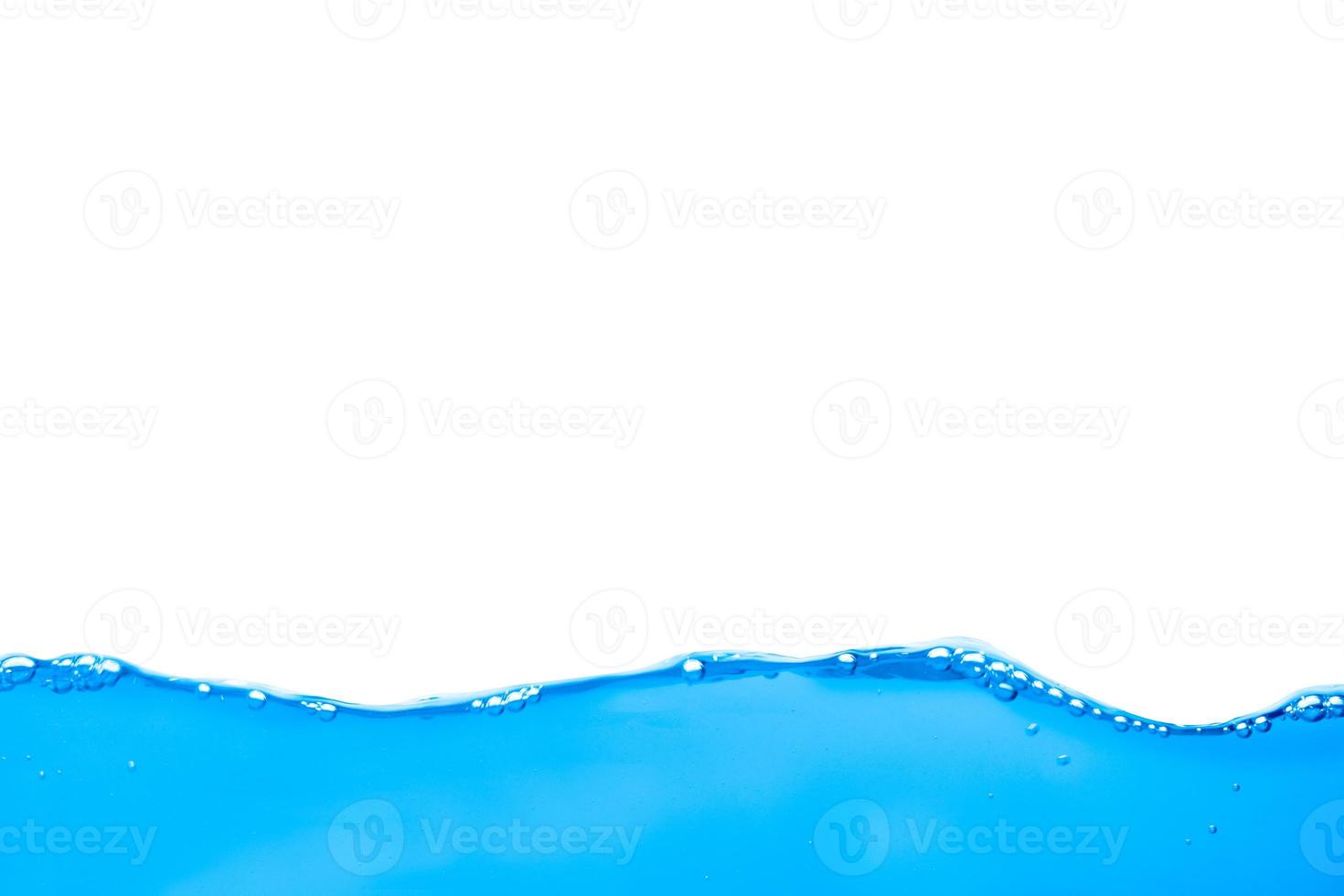 Abstract blue color water splashing isolated on white clean background,water splash photo