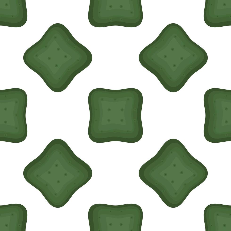 Pattern homemade cookie different taste in pastry biscuit vector