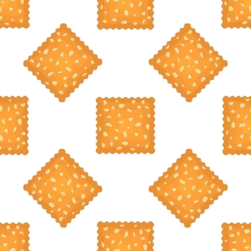 Pattern homemade cookie different taste in pastry biscuit vector