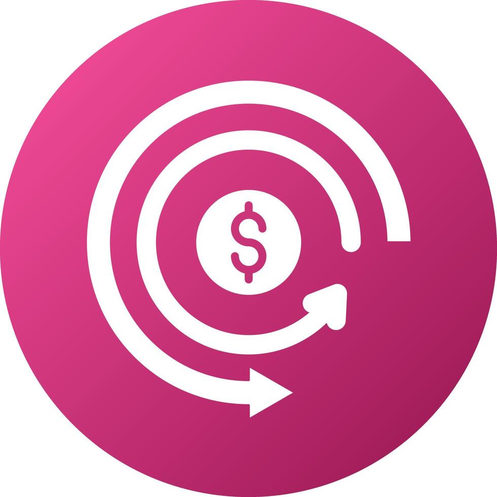 Chargeback Icon Style vector