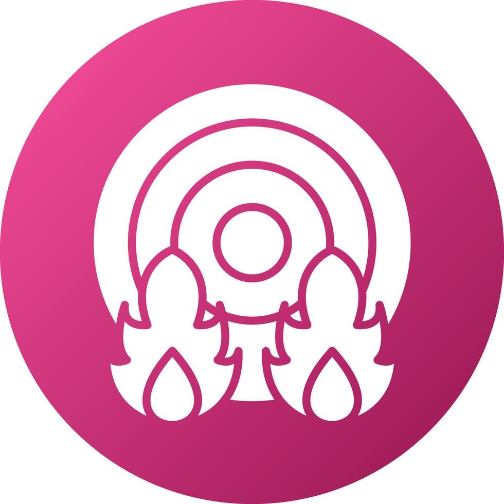 Inflammation Icon Style vector