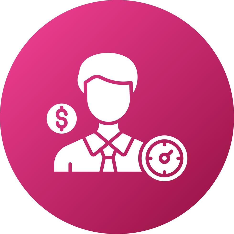 Performance Marketer Icon Style vector