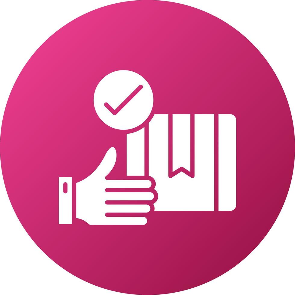 Delivered Icon Style vector