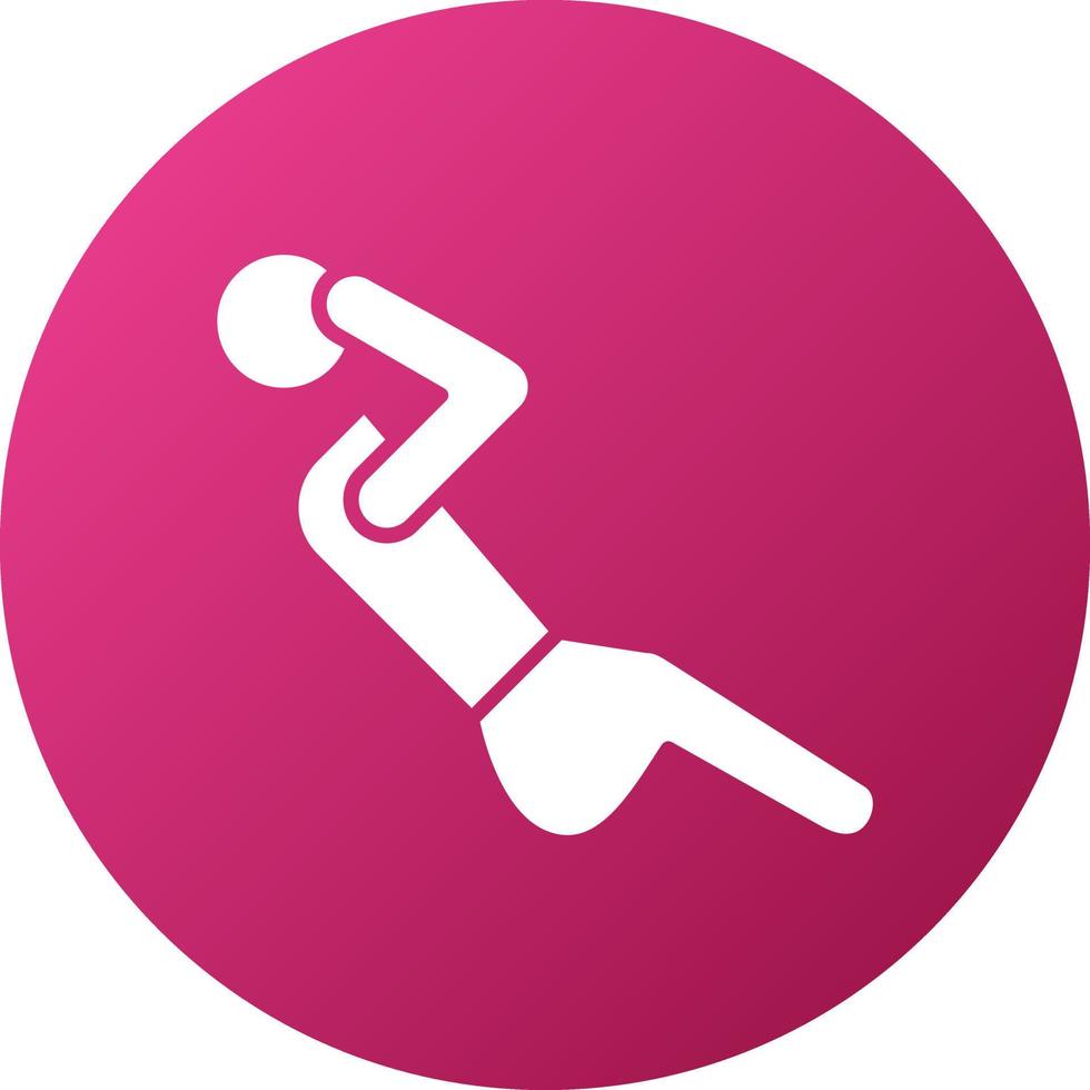 Sit Up Icon Style vector