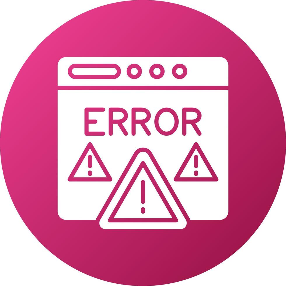 Error Icon Style vector