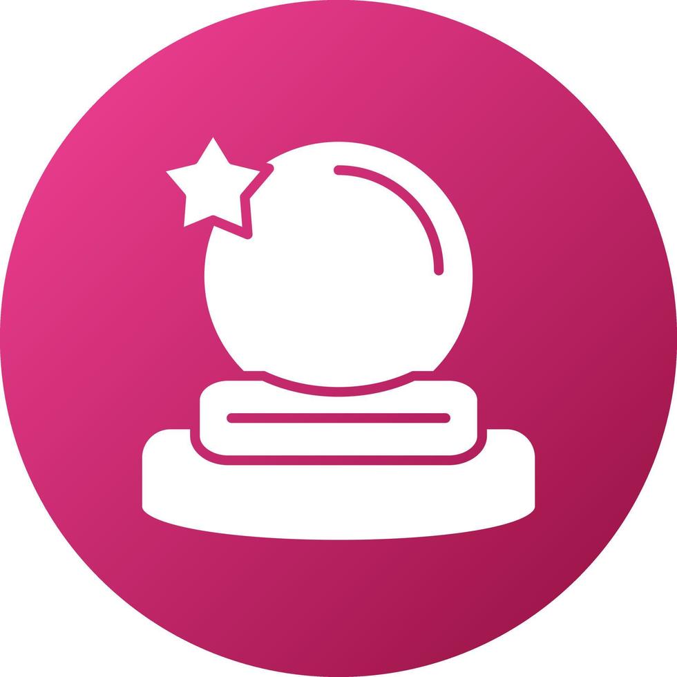 Crystal Ball Icon Style vector