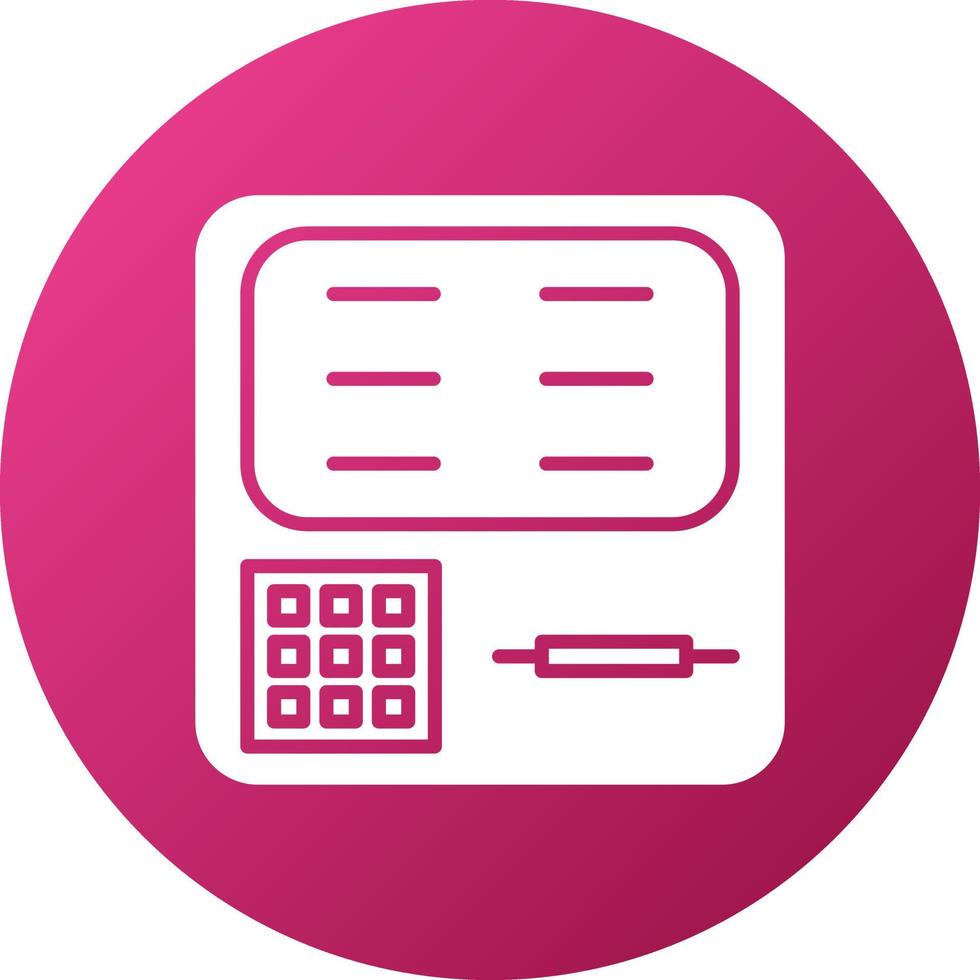 Cash Machine Icon Style vector