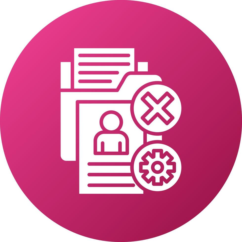 Restriction Of Processing Icon Style vector