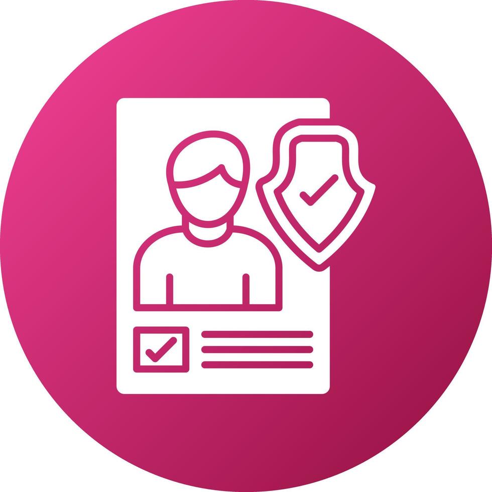 Child Consent Icon Style vector