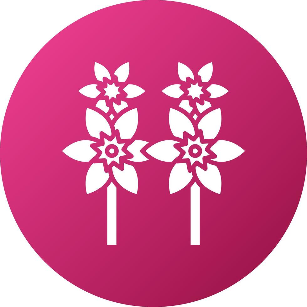 Flowers Icon Style vector