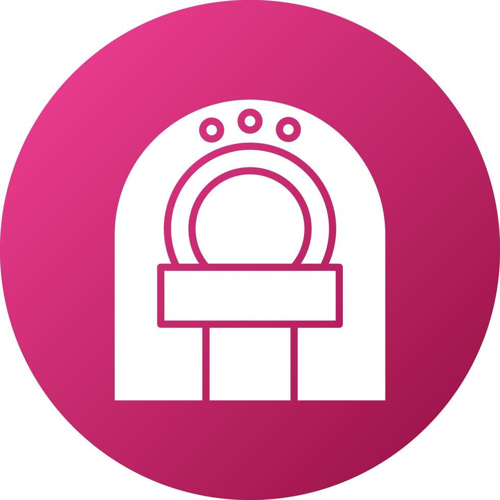 CT Scan Icon Style vector