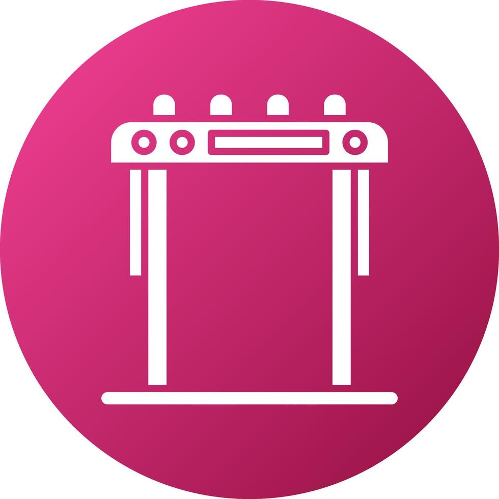 Security Gate Icon Style vector