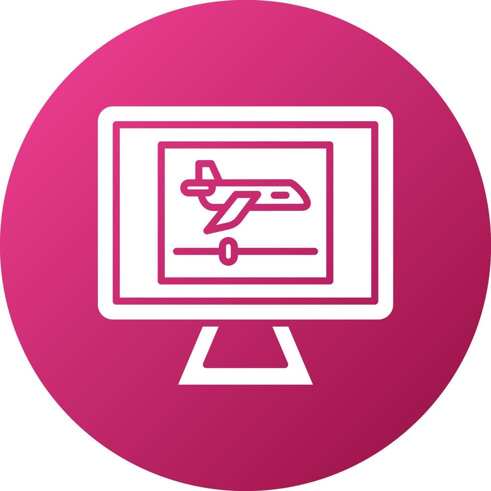 Travel Vlog Icon Style vector