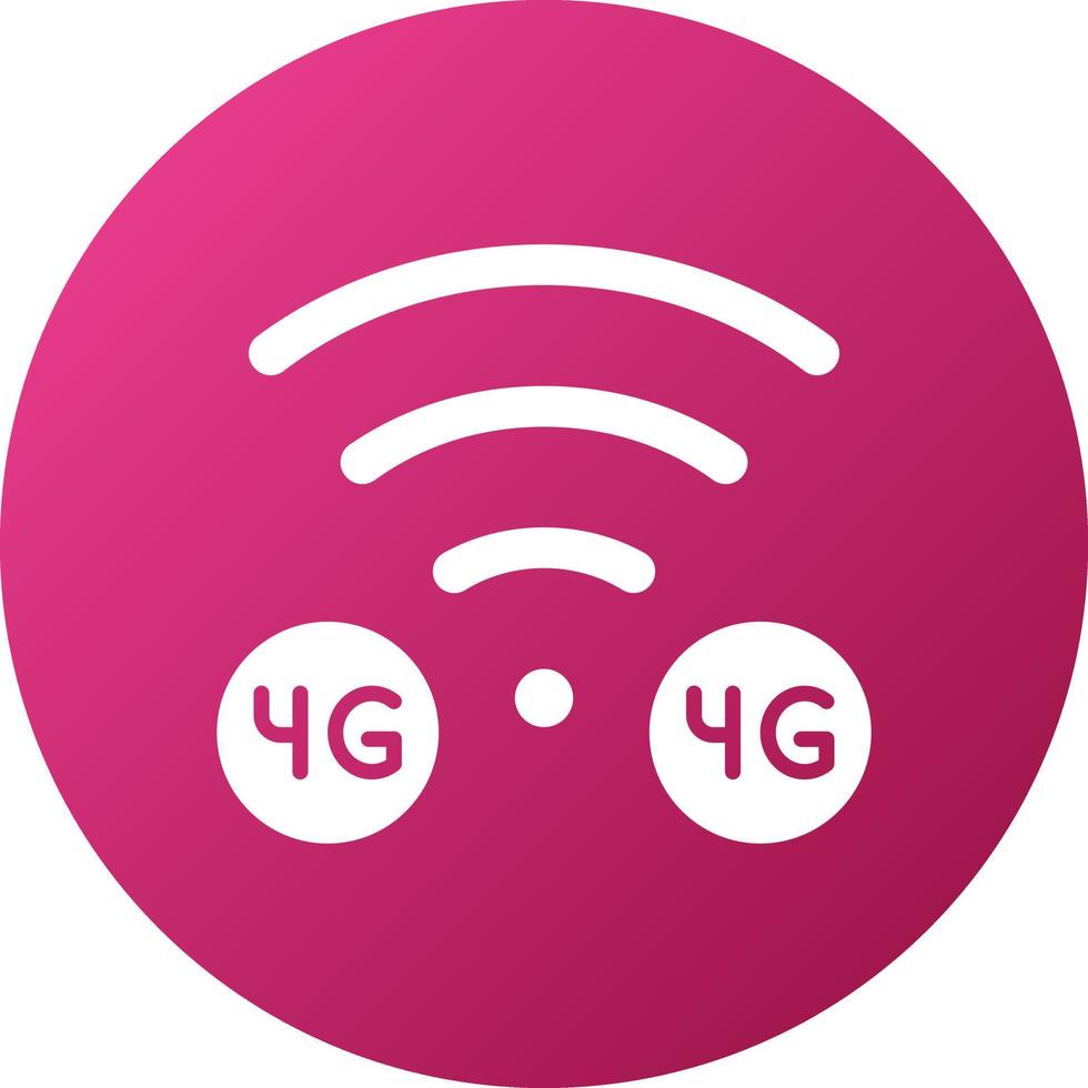 4G Icon Style vector