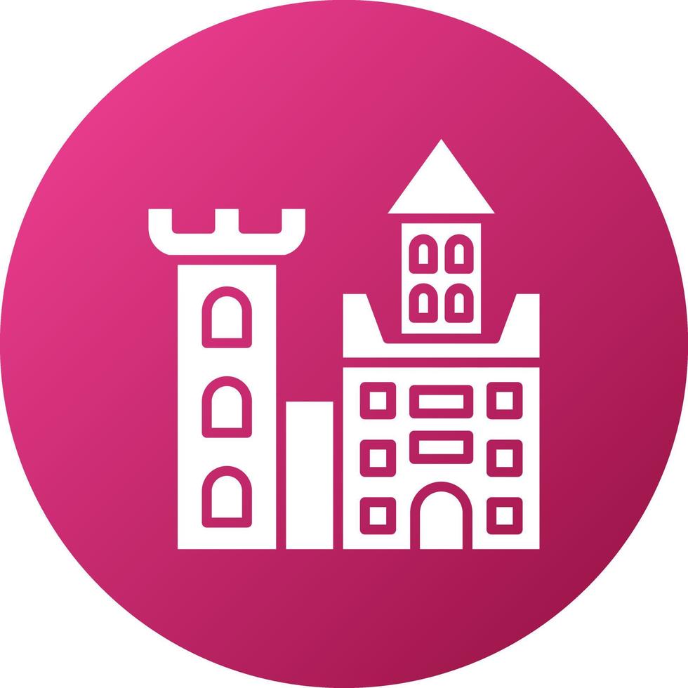 Castle Icon Style vector